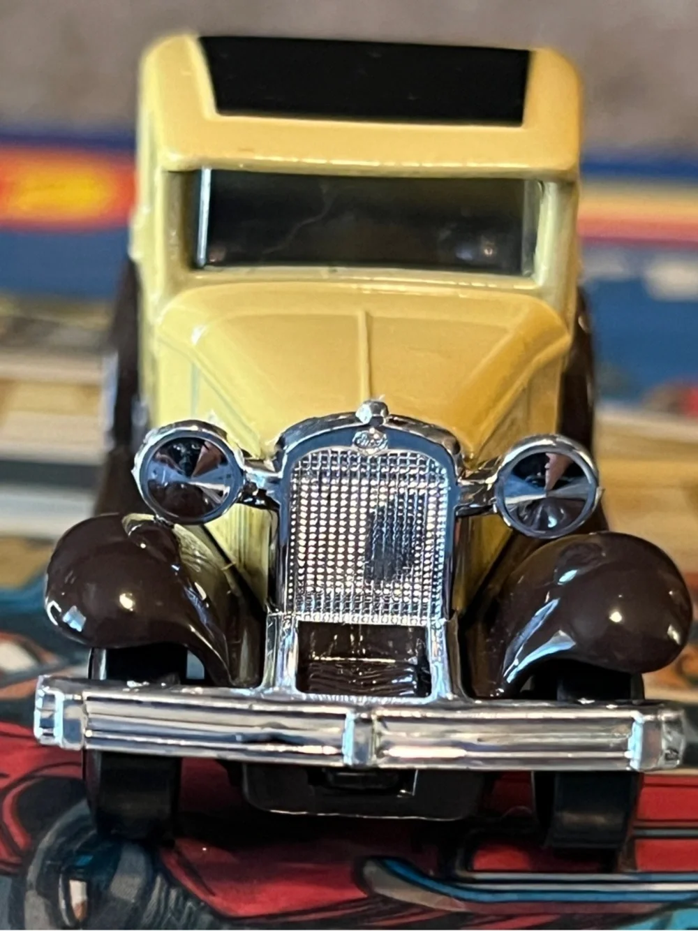 Vintage Matchbox 1979 No. 73 Model A Ford Cream & Brown Made in Macau